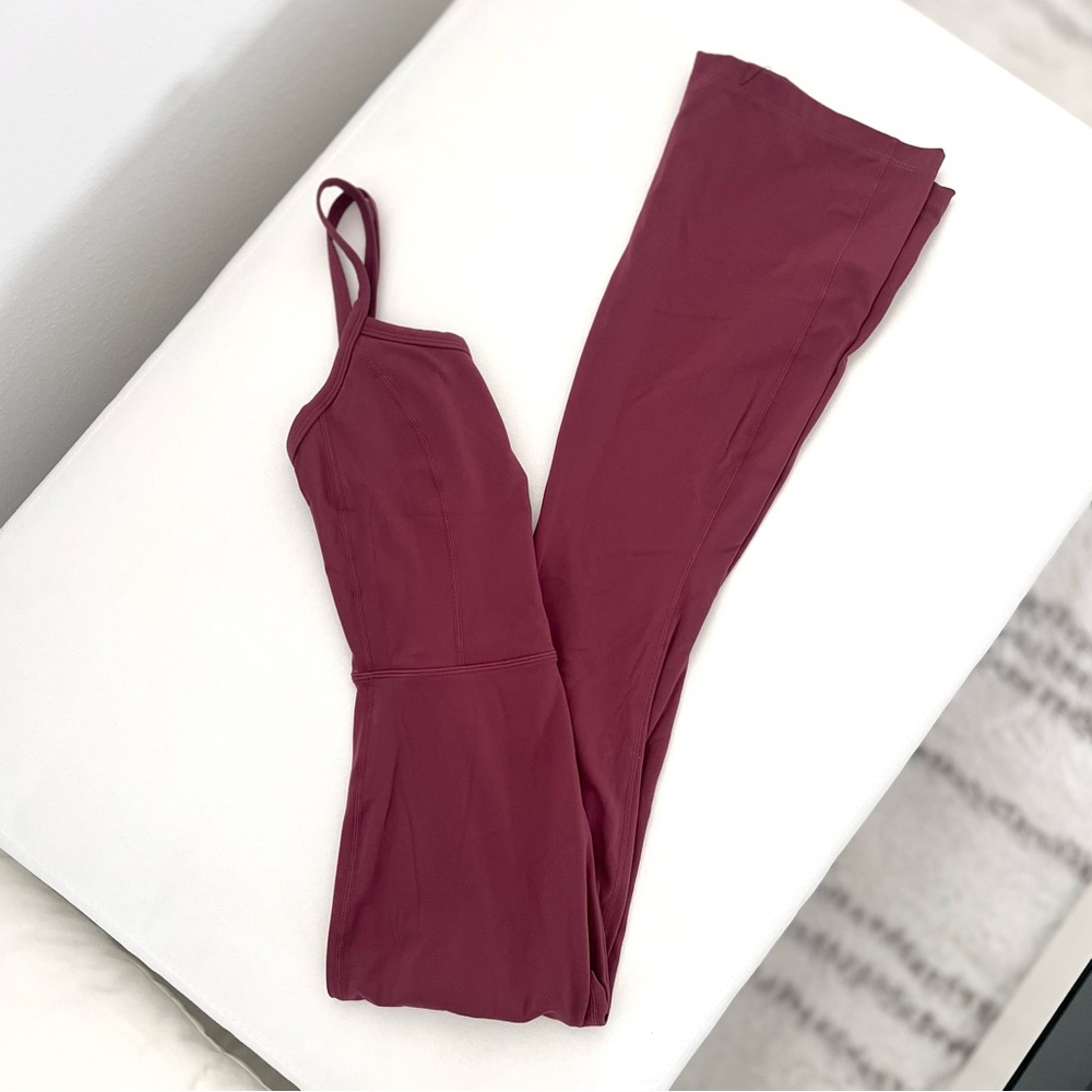 SET Active Burgundy Jumpsuit